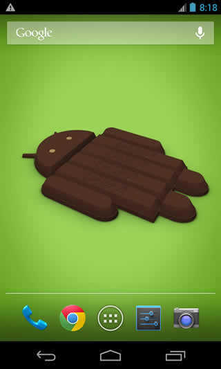 Android KitKat 3D screenshot 2