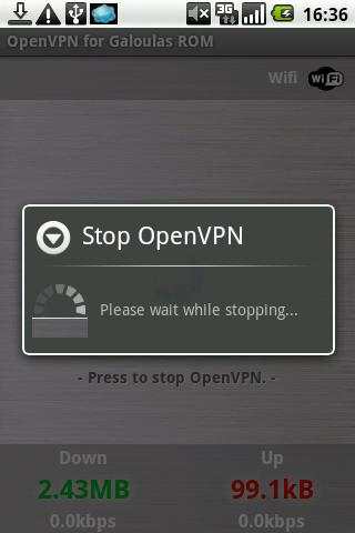 OpenVPN for ROOT BETA screenshot 2