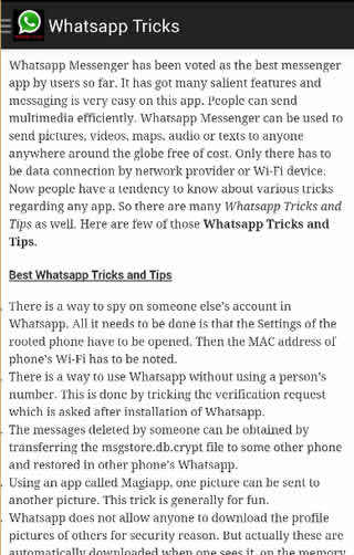 WhatsApp Best Tricks screenshot 4