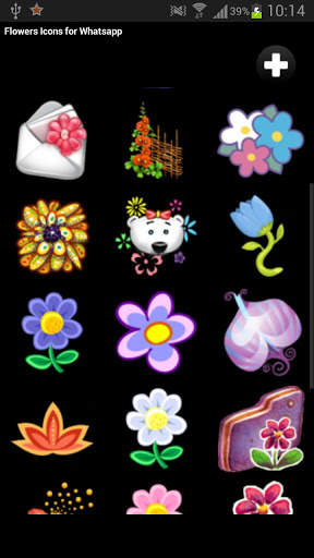 Whatsapp icons Flowers screenshot 1
