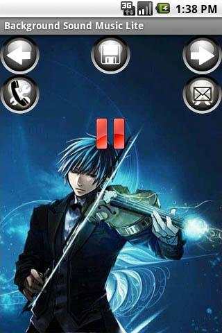 Background Sound Music Lite screenshot 2
