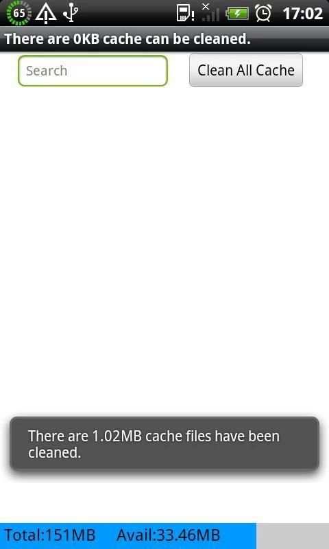 1-Tap Clean Cache स्क्रीनशॉट 1