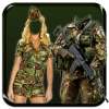 Woman Army Suit Photo Maker