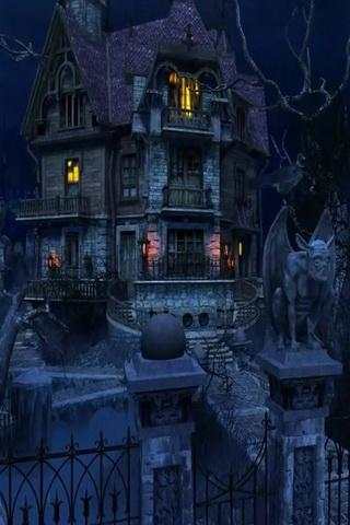 Haunted House Live Wallpaper screenshot 1