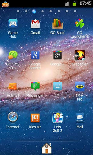 Mac Go Launcher Ex Theme screenshot 2