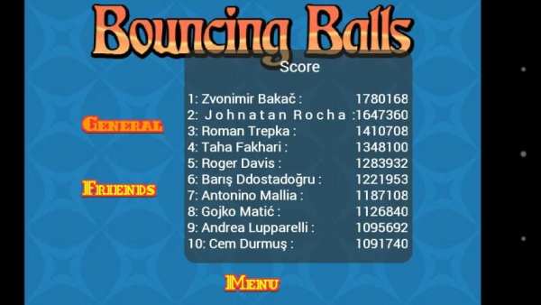 Bouncing Balls скриншот 1