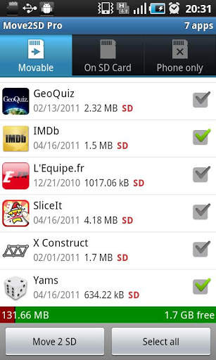 Move 2 SD screenshot 1