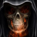 Terrorist Skull live wallpaper icon
