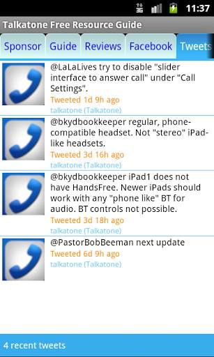 Talkatone Free Resource Guide скриншот 2