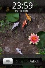 3D Koi Pond Live Screensaver 1 تصوير الشاشة