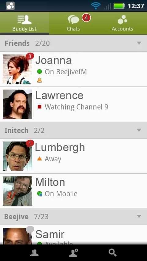 BeejiveIM for Google Talk Free screenshot 5