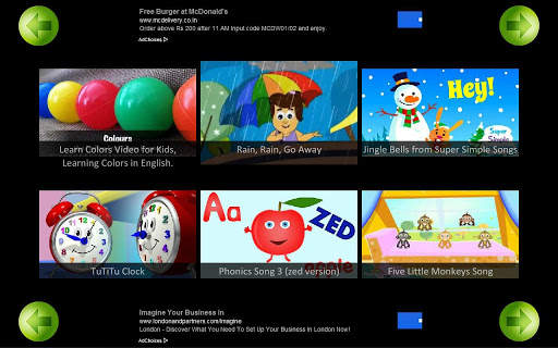 Kids Rhymes Children Videos 5 تصوير الشاشة