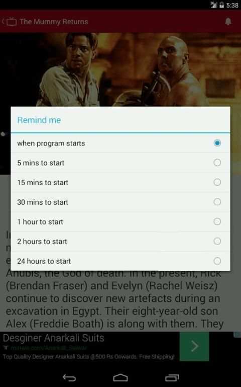 TV Guide India screenshot 10