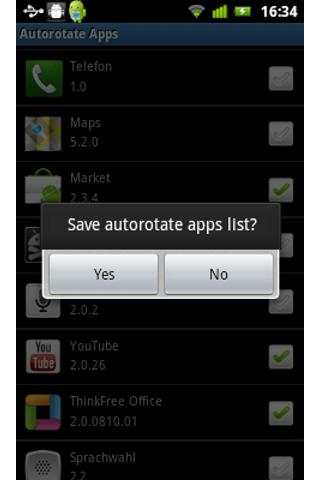 AutoRotate Apps скриншот 3