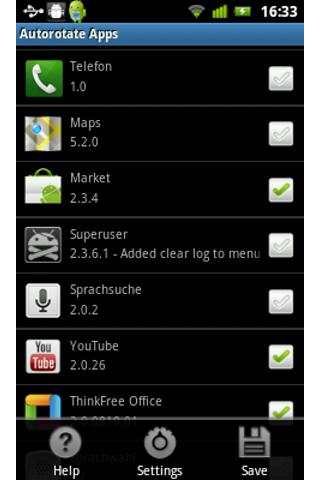 AutoRotate Apps скриншот 4