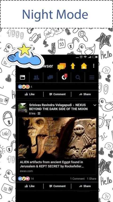 Mini for facebook mini fb lite स्क्रीनशॉट 1