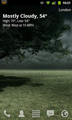 GO Weather Wallpaper Theme 1 screenshot 3