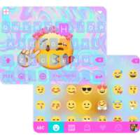 Fancy Emoji iKeyboard Theme on 9Apps