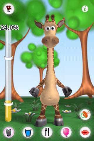 Talking Gina the Giraffe Free screenshot 1