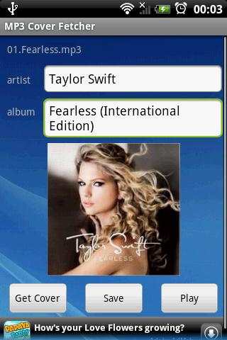 mp3 cover fetcher screenshot 2