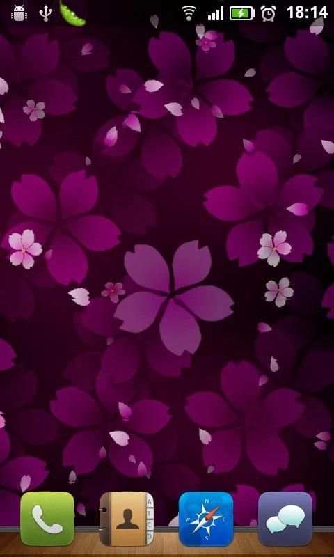 Sakura Falling Live Wallpaper 5 تصوير الشاشة
