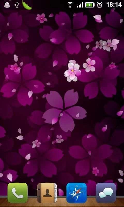 Sakura Falling Live Wallpaper 4 تصوير الشاشة