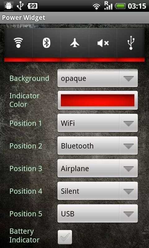 Power Widget lite स्क्रीनशॉट 2
