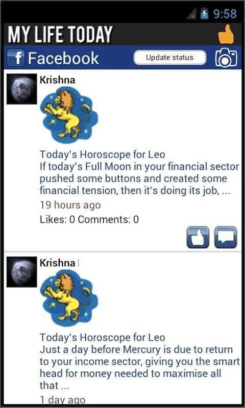 My Life Today-Facebook,Twitter screenshot 6