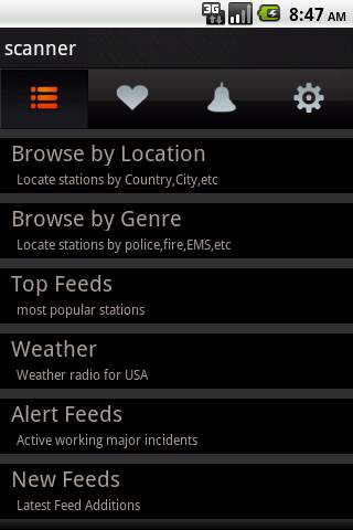 Weather &amp; Scanner Radio screenshot 1