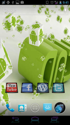 Live Wallpaper - AnDroid Cubes screenshot 3