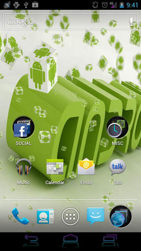 Live Wallpaper - AnDroid Cubes screenshot 2