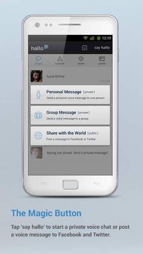 Hallo - Social Voice screenshot 2