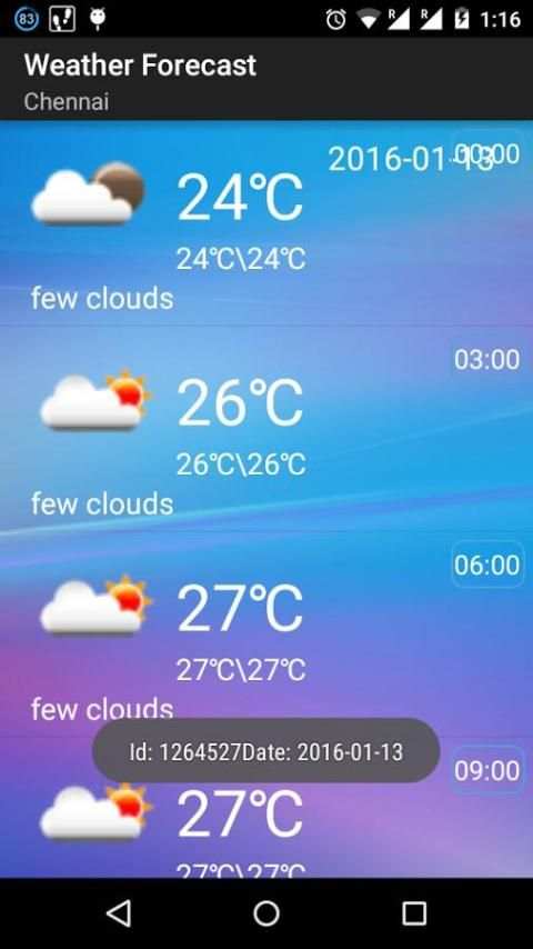 Weather Forecast screenshot 1