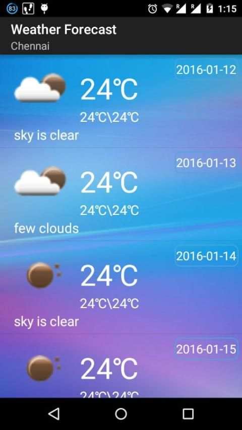 Weather Forecast screenshot 2