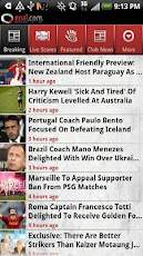 GOAL.com Mobile Reader screenshot 1