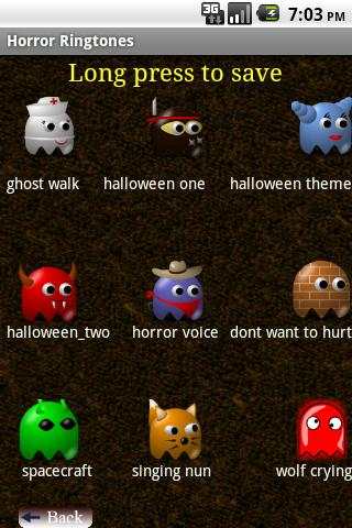 Horror Ringtones screenshot 3