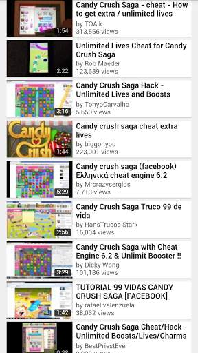 Candy Crush Saga lives Cheats screenshot 3