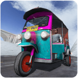 ikon Tuk Tuk Rickshaw Bukit Climb