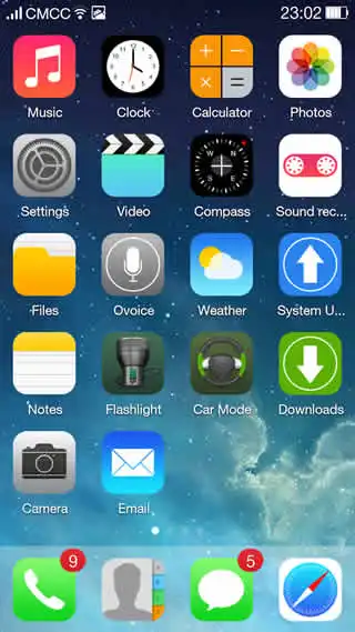IOS 7 3D launcher screenshot 4