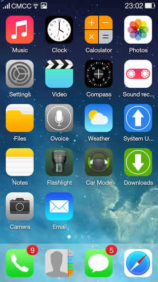 IOS 7 3D launcher screenshot 4