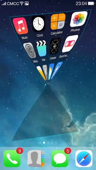 IOS 7 3D launcher screenshot 3