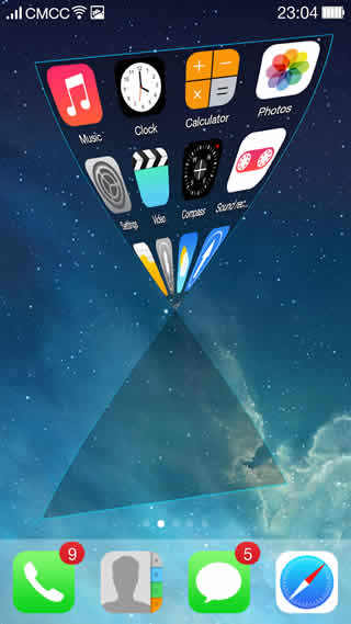 IOS 7 3D launcher screenshot 3