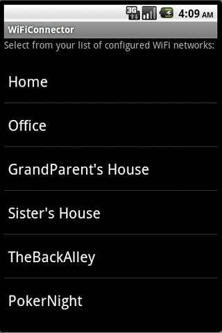 WiFi Connector screenshot 1