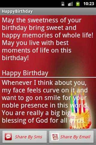 Happy Birthday Wishes screenshot 2