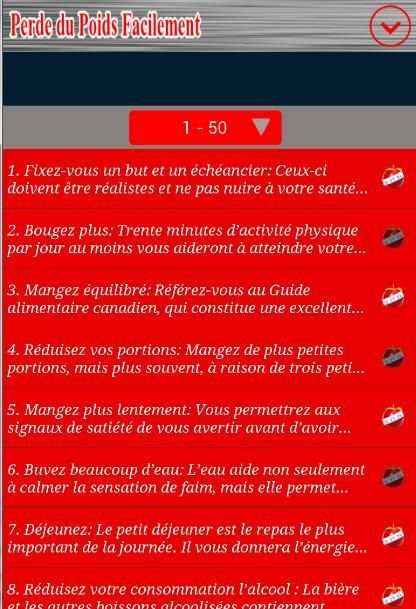 Perdre du Poids Conseils !!! 5 تصوير الشاشة