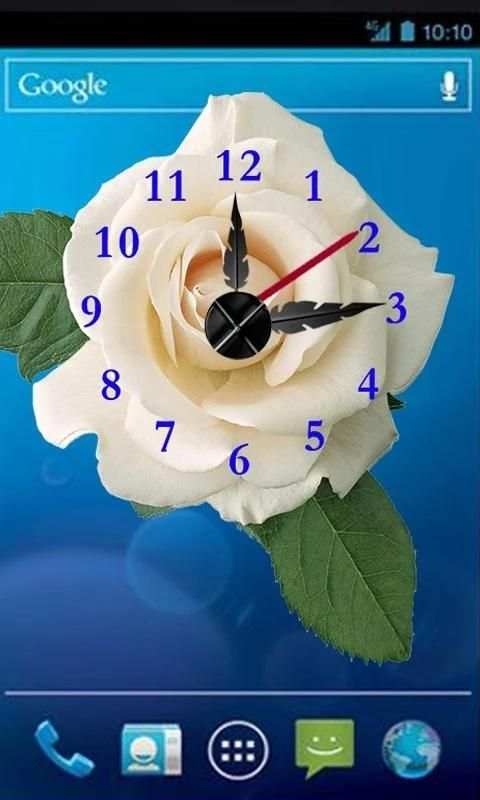 Flower Clock Live wallpaper screenshot 4