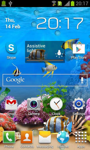 Aquarium free live wallpaper screenshot 1
