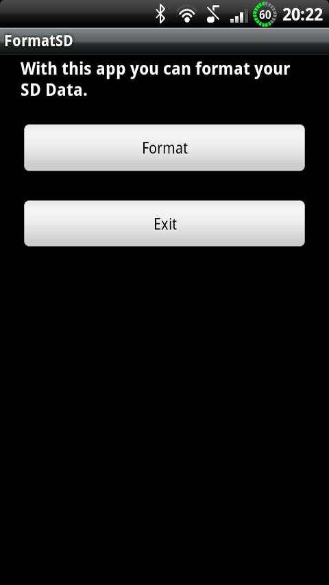 FormatSD screenshot 1