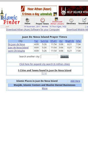 Muslim Prayer Times screenshot 2