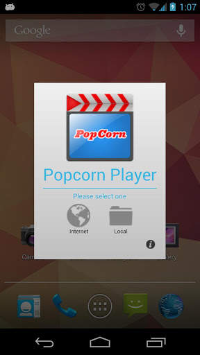 Popcorn Player (float pop-up) 1 تصوير الشاشة